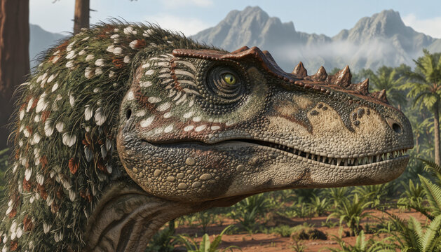 Alioramus remotus, a theropod dinosaur belonging to the Tyrannosauroid family