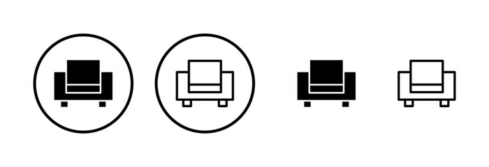 Sofa icon logo design. sofa sign and symbol. furniture icon