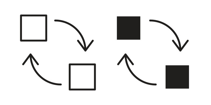 Replace icon for your website design, logo, app, UI. EPS10