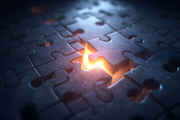 Final Piece of a Shiny 3D Puzzle