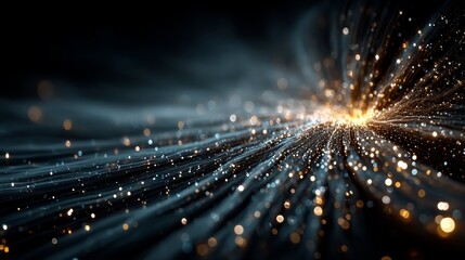 Futuristic digital abstract background with glowing lights, innovative technology, modern cyber network, virtual reality, science fiction themes and vibrant colors