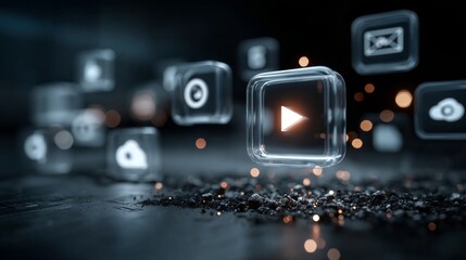 High-quality digital multimedia video streaming platform showcasing modern technology, seamless connectivity, and innovative entertainment solutions for global audiences