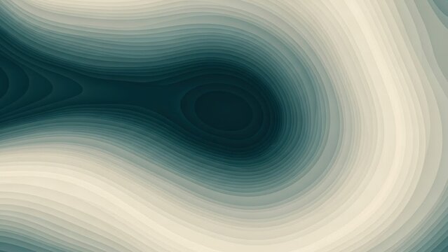 Abstract flowing layered background with smooth organic waves in teal and cream gradient colors, modern design texture Wallpaper Background