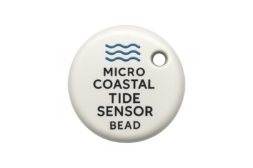 Micro coastal tide sensor bead monitoring ocean waves