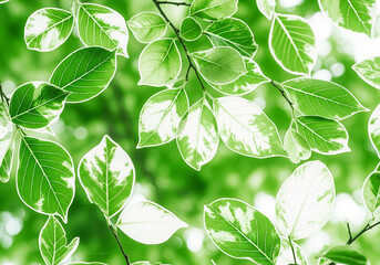 green leaf background