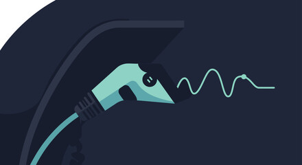 electric vehicle charging plugged in at a station illustrating eco-friendly transportation and sustainable energy emphasizing a clean energy future and electric mobility.