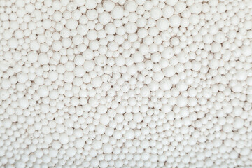 White Expanded Polystyrene Foam (EPS) Texture Background