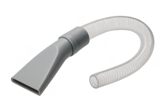 Vacuum cleaner hose with nozzle accessory for cleaning