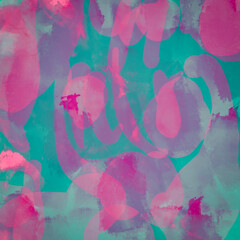 blue and purple watercolor paint background