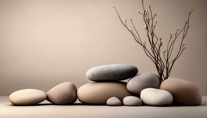 Nature scene for beauty branding