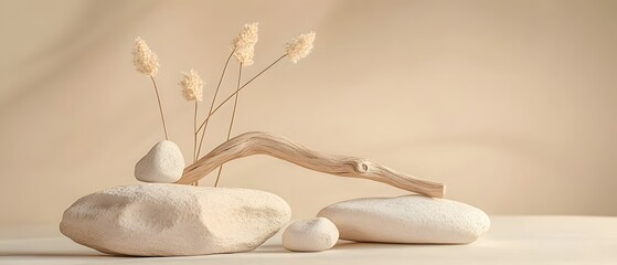 Nature scene for beauty branding