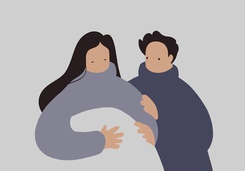 Couple expecting their firstborn