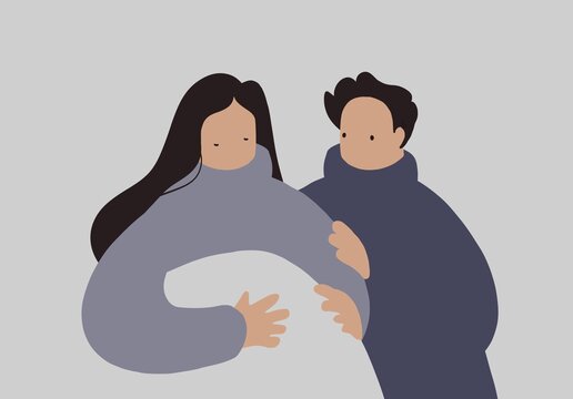 Couple expecting their firstborn