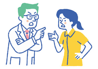 Doctors and Nurses at Odds in the Workplace_color