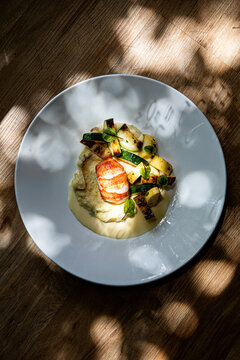 Lobster and Vegetables 