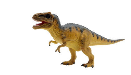 Obraz premium Dinosaur toy figure, tan body, gray back