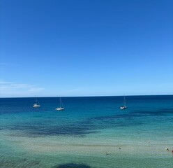 Fototapeta premium sailboat on the beach