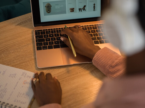 Woman doing marketing analysis