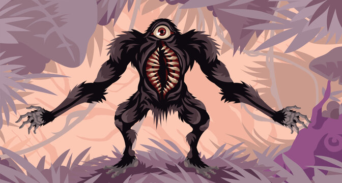 mapinguari chest mouthed jungle creature