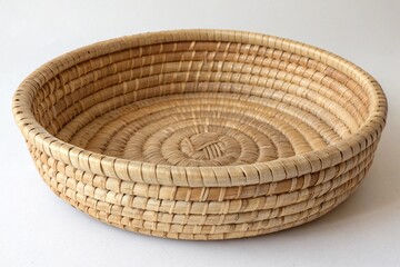 empty wicker basket