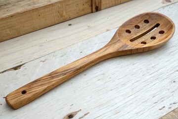 wooden kitchen utensils