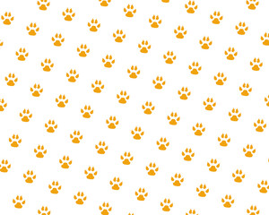 Obraz premium A view of a dog paw print grid, as a background.