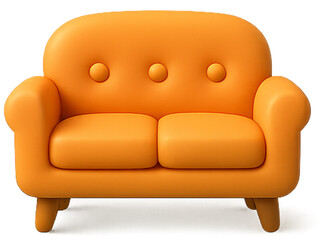 sofa isolated on white background