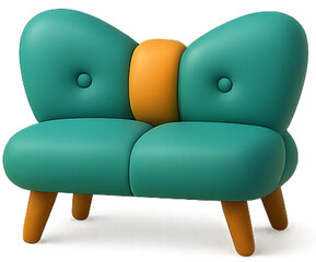 sofa isolated on white background