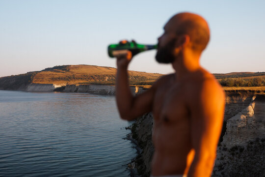 Beer Outdoors On Wilderness Trip 