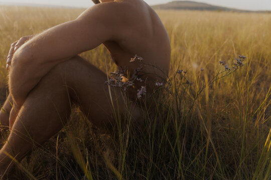 Naked Connection With Nature Alone