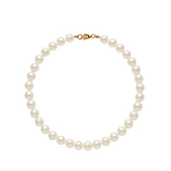 Elegance redefined: A lustrous pearl necklace on black showcasing timeless beauty