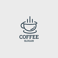 Coffee logo icon design template vector illustration
