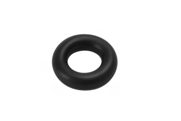 Black rubber ring for hand grip exercise