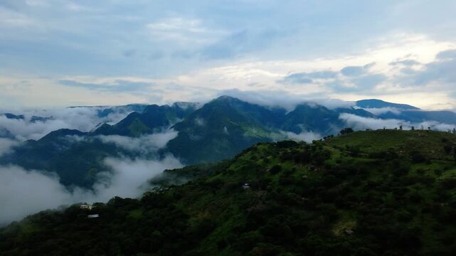 Aerial Drone View of Scenic Huaxtla Jalisco Nature Landscape #1