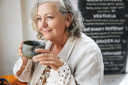 Relaxing Moment with a Warm Drink