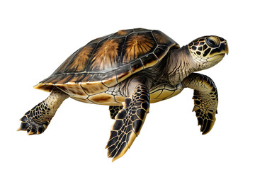 Turtle Isolated White Background,Transparent PNG