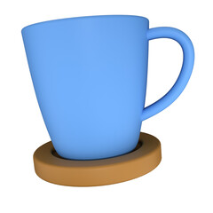 Mug Nature 3D Illustration