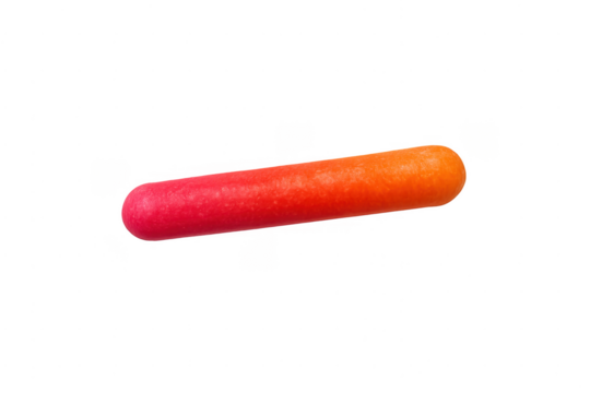 Long sweet sprinkle candy with red orange gradient - Powered by Adobe
