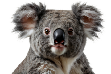 Koala Isolated White Background,Transparent PNG