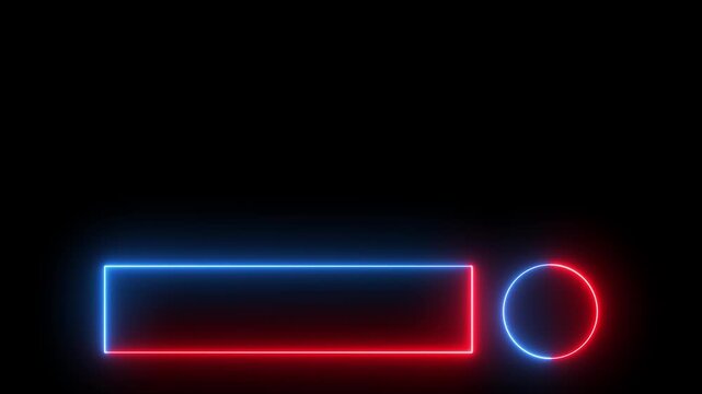 Lower thirds motion graphic elements with removal black screen background. Suitable for content information or broadcasting. Cool simple modern-designed lower third animation.....4k Video animation. 
