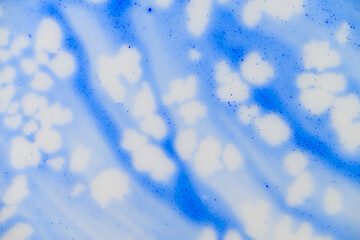 Abstract Background of Copper Peptides Skin Care Product on White Background