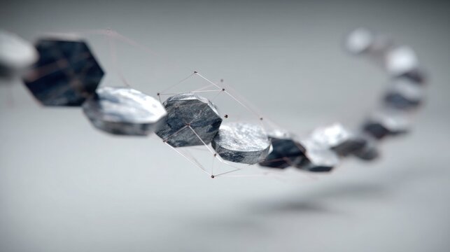 Elegant representation of a diamond on a white background symbolizing digital microfinance and investment value