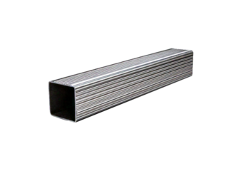 Metal steel rolled rail block construction girder material. Metal steel hard bar icon tube , isolated on transparent or white background