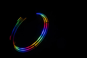 abstract background with colorful neon lights