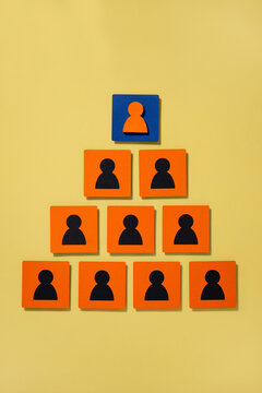 A visual representation of teamwork and organizational structure