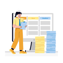 Assignment deadline Illustration