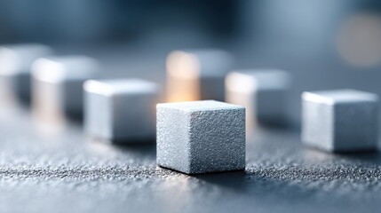 A cube with a candle in the center symbolizing governance compliance and forecasting in a conceptual icon design