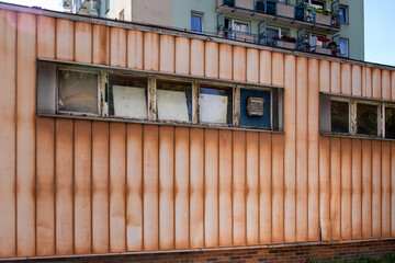 Orange weathered surface