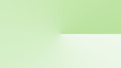 Abstract geometric design featuring soft pastel green hues and radial symmetry