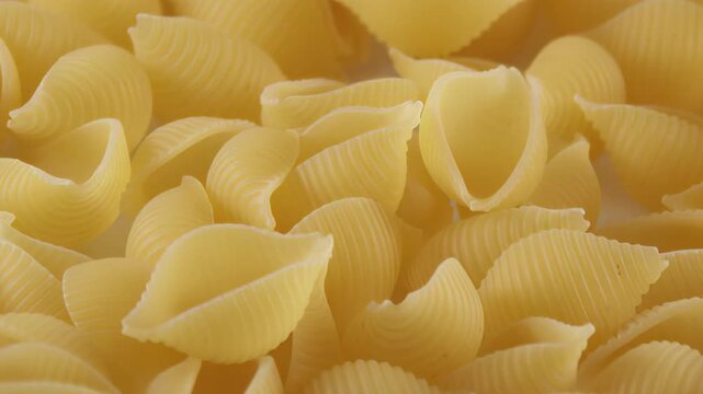 Pasta Close Up Not Cooked